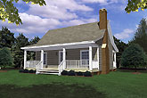 Example country house plan by COOLHousePlans